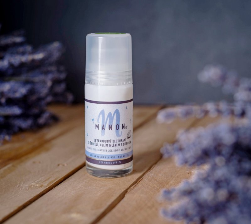 Lavendel-Deodorant mit Salbei, Eselmilch und mit ZITRONE, 50ml