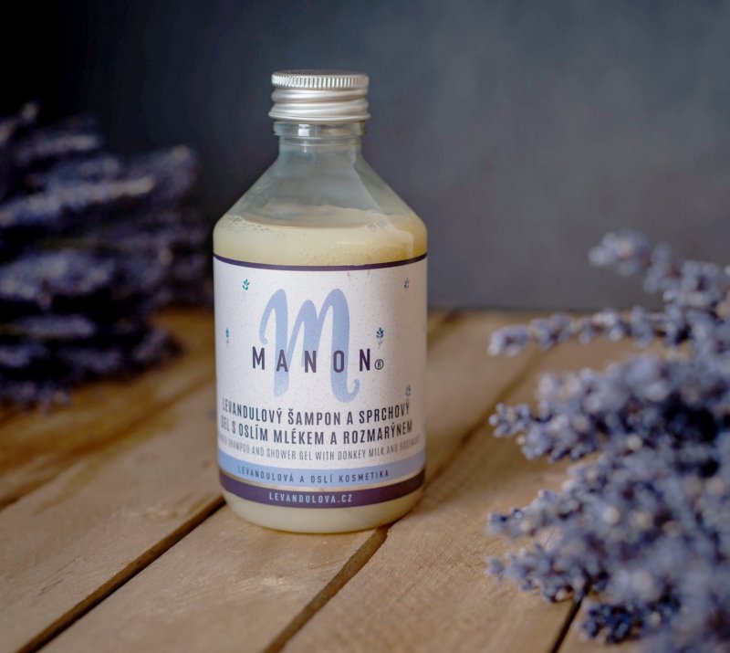 Lavender shampoo and shower gel